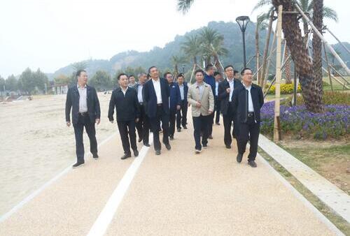 上饒市人大副主任、鄱陽縣縣委書記張禎祥蒞臨新昌南湖西河濕地公園項(xiàng)目