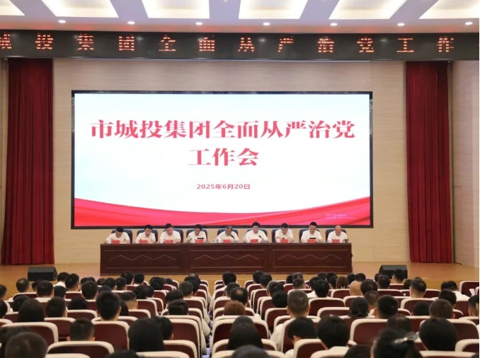 市城投集團召開全面從嚴治黨工作會